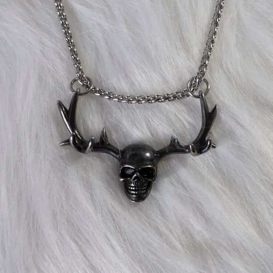 Antler Skull necklace